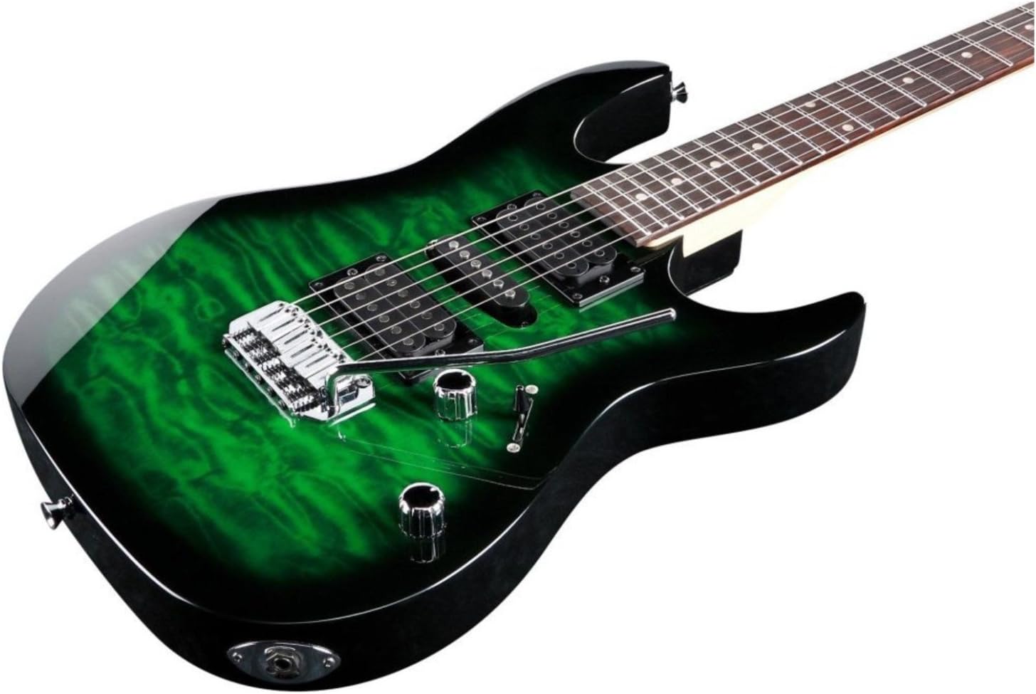 Ibanez GIO Series GRX70QA - Transparent Emerald Burst Transparent Emerald Burst Guitar